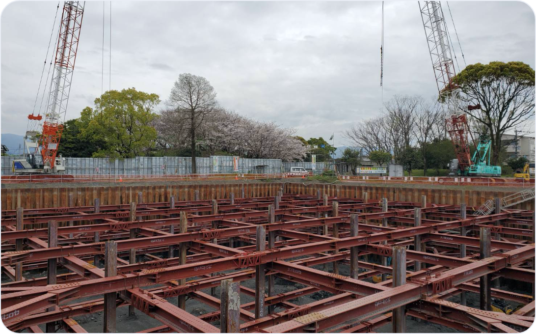 土留支保工工事